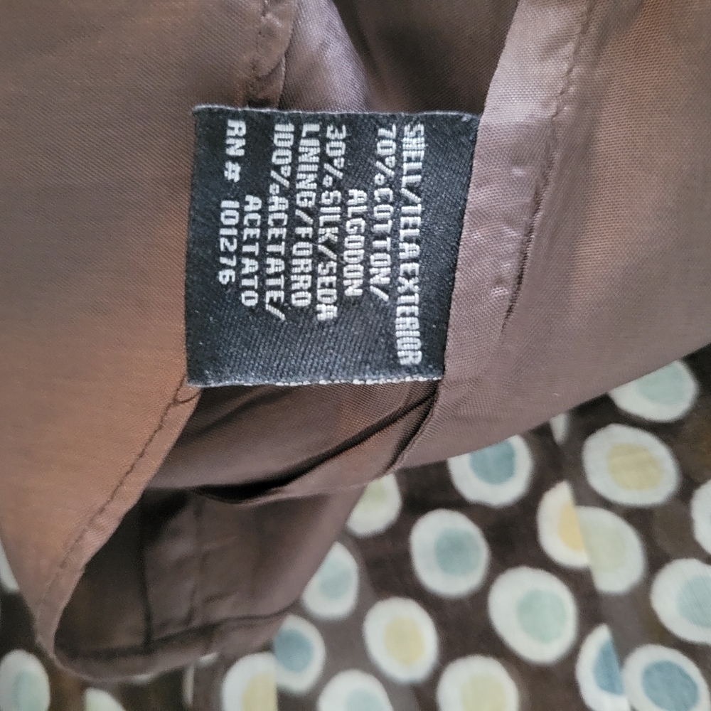 Midi Skirt Quilted Brown Waist ECI New York Size 2 Whimsigoth Boho Chic Retro - Picture 10 of 10